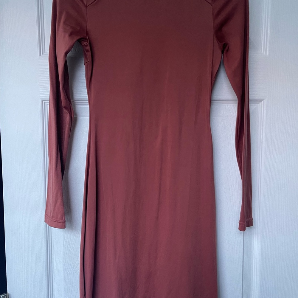 BuffBunny Rust Midi Dress